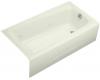 Kohler Mendota K-514-H2-NG Tea Green Whirlpool Bath Tub with Right-Hand Drain