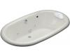 Kohler Vintage K-702-H2-95 Ice Grey Whirlpool Bath Tub