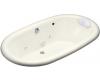 Kohler Vintage K-702-H2-96 Biscuit Whirlpool Bath Tub