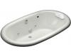 Kohler Vintage K-702-H2-FD Cane Sugar Whirlpool Bath Tub