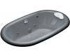 Kohler Vintage K-702-H2-FF Sea Salt Whirlpool Bath Tub