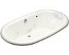 Kohler Vintage K-702-N1-0 White Whirlpool Bath Tub with Neckjets