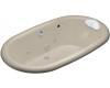 Kohler Vintage K-702-N1-G9 Sandbar Whirlpool Bath Tub with Neckjets