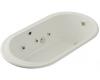 Kohler Iron Works K-712-H2-95 Ice Grey Whirlpool Bath Tub