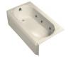 Kohler Memoirs K-723-H2-47 Almond 5' Whirlpool Bath Tub with Left-Hand Drain