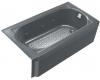 Kohler Memoirs K-723-H2-FT Basalt 5' Whirlpool Bath Tub with Left-Hand Drain