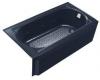 Kohler Memoirs K-724-H2-52 Navy 5' Whirlpool Bath Tub with Right-Hand Drain