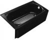 Kohler Memoirs K-724-H2-7 Black Black 5' Whirlpool Bath Tub with Right-Hand Drain