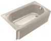 Kohler Memoirs K-724-H2-FD Cane Sugar 5' Whirlpool Bath Tub with Right-Hand Drain