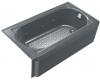 Kohler Memoirs K-724-H2-FT Basalt 5' Whirlpool Bath Tub with Right-Hand Drain