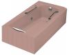 Kohler Guardian K-784-H2-45 Wild Rose Whirlpool Bath Tub with Right-Hand Drain