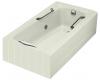 Kohler Guardian K-784-H2-NG Tea Green Whirlpool Bath Tub with Right-Hand Drain