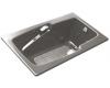 Kohler Steeping K-792-H2-58 Thunder Grey Whirlpool Bath Tub with Grip Rail Drillings