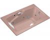 Kohler Steeping K-792-HJ-45 Wild Rose Whirlpool Bath Tub with Grip Rail Drillings and Custom Pump Location