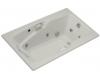 Kohler Steeping K-792-HJ-95 Ice Grey Whirlpool Bath Tub with Grip Rail Drillings and Custom Pump Location