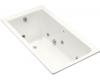 Kohler Kathryn K-809-HE-0 White 5.5' Whirlpool Bath Tub with Custom Pump Location