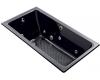 Kohler Kathryn K-809-HE-7 Black Black 5.5' Whirlpool Bath Tub with Custom Pump Location