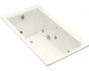 Kohler Kathryn K-809-HE-96 Biscuit 5.5' Whirlpool Bath Tub with Custom Pump Location