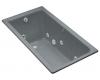Kohler Kathryn K-809-HE-FT Basalt 5.5' Whirlpool Bath Tub with Custom Pump Location