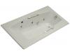 Kohler Caribbean K-812-H2-95 Ice Grey Whirlpool Bath Tub