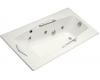 Kohler Caribbean K-812-N1-0 White Whirlpool Bath Tub with Neckjets