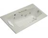 Kohler Caribbean K-812-N1-95 Ice Grey Whirlpool Bath Tub with Neckjets