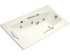 Kohler Caribbean K-812-N1-96 Biscuit Whirlpool Bath Tub with Neckjets