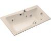 Kohler Maestro K-842-H2-55 Innocent Blush Whirlpool Bath Tub with Grip Rail Drillings