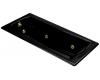 Kohler Maestro K-845-H2-7 Black Black Whirlpool Bath Tub