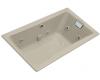 Kohler Tea-for-Two K-852-HB-G9 Sandbar 5' Whirlpool Bath Tub with Custom Pump Location