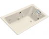 Kohler Tea-for-Two K-852-HE-47 Almond 5' Whirlpool Bath Tub with Custom Pump Location
