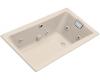 Kohler Tea-for-Two K-852-HE-55 Innocent Blush 5' Whirlpool Bath Tub with Custom Pump Location