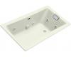 Kohler Tea-for-Two K-852-HE-NG Tea Green 5' Whirlpool Bath Tub with Custom Pump Location
