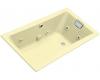 Kohler Tea-for-Two K-852-HE-Y2 Sunlight 5' Whirlpool Bath Tub with Custom Pump Location