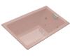 Kohler Tea-for-Two K-856-AH-45 Wild Rose 5.5' Whirlpool Bath Tub with Spa Experience