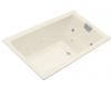 Kohler Tea-for-Two K-856-AH-47 Almond 5.5' Whirlpool Bath Tub with Spa Experience