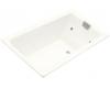 Kohler Tea-for-Two K-856-CT-0 White 5.5' Whirlpool Bath Tub with Relax Experience
