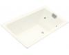 Kohler Tea-for-Two K-856-CT-96 Biscuit 5.5' Whirlpool Bath Tub with Relax Experience