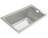Kohler Tea-for-Two K-856-CT-FF Sea Salt 5.5' Whirlpool Bath Tub with Relax Experience