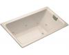 Kohler Tea-for-Two K-856-H2-55 Innocent Blush 5.5' Whirlpool Bath Tub