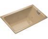 Kohler Tea-for-Two K-856-HE-33 Mexican Sand 5.5' Whirlpool Bath Tub with Custom Pump Location