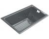 Kohler Tea-for-Two K-856-HE-FT Basalt 5.5' Whirlpool Bath Tub with Custom Pump Location