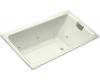 Kohler Tea-for-Two K-856-HE-NG Tea Green 5.5' Whirlpool Bath Tub with Custom Pump Location