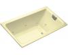Kohler Tea-for-Two K-856-HE-Y2 Sunlight 5.5' Whirlpool Bath Tub with Custom Pump Location