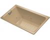 Kohler Tea-for-Two K-856-LH-33 Mexican Sand 5.5' Drop-In Whirlpool Bath Tub with Left-Hand Drain