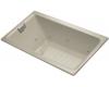 Kohler Tea-for-Two K-856-LH-G9 Sandbar 5.5' Drop-In Whirlpool Bath Tub with Left-Hand Drain