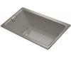 Kohler Tea-for-Two K-856-LH-K4 Cashmere 5.5' Drop-In Whirlpool Bath Tub with Left-Hand Drain