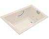 Kohler Tea-for-Two K-856-M-55 Innocent Blush 5.5' Whirlpool Bath Tub with Massage Experience