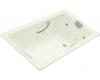 Kohler Tea-for-Two K-856-V-NG Tea Green 5.5' Whirlpool Bath Tub with Spa/Massage Experience