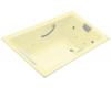 Kohler Tea-for-Two K-856-V-Y2 Sunlight 5.5' Whirlpool Bath Tub with Spa/Massage Experience